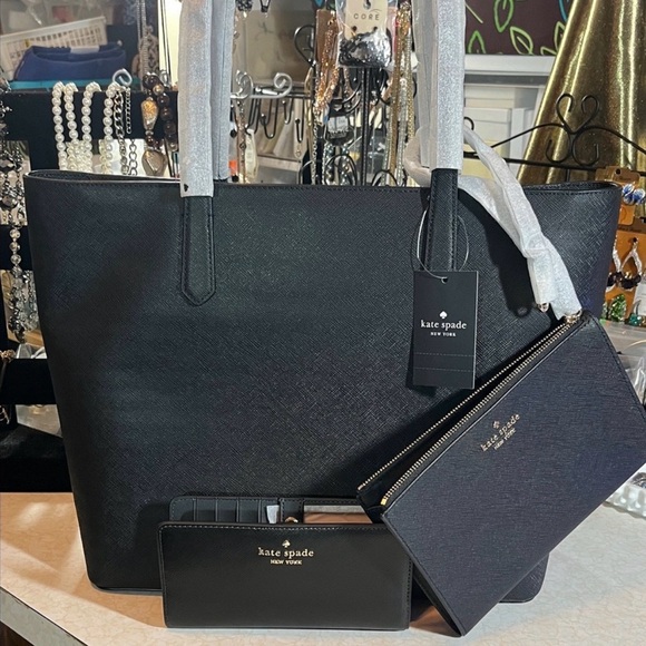 Kate Spade Tote Wallet Makeup & Accessory Bag! A Great Collection! - Picture 12 of 15